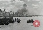 Image of wounded US soldiers at Tarawa Gilbert Islands, 1943, second 34 stock footage video 65675023681
