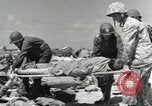 Image of wounded US soldiers at Tarawa Gilbert Islands, 1943, second 46 stock footage video 65675023681