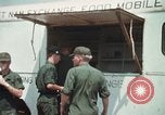 Image of Mobile canteen Long Binh Vietnam, 1969, second 24 stock footage video 65675023692