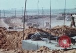 Image of construction site Long Binh Vietnam, 1969, second 15 stock footage video 65675023708