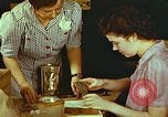 Image of Adult craft class Harlan Kentucky USA, 1942, second 36 stock footage video 65675023729