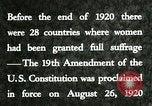 Image of suffrage granted to women United States USA, 1920, second 3 stock footage video 65675023751