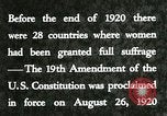 Image of suffrage granted to women United States USA, 1920, second 4 stock footage video 65675023751