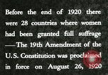 Image of suffrage granted to women United States USA, 1920, second 5 stock footage video 65675023751