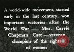 Image of Carrie Chapman Catt United States USA, 1920, second 1 stock footage video 65675023752