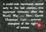 Image of Carrie Chapman Catt United States USA, 1920, second 5 stock footage video 65675023752
