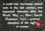 Image of Carrie Chapman Catt United States USA, 1920, second 6 stock footage video 65675023752