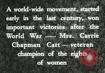 Image of Carrie Chapman Catt United States USA, 1920, second 9 stock footage video 65675023752