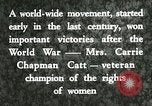 Image of Carrie Chapman Catt United States USA, 1920, second 10 stock footage video 65675023752