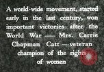 Image of Carrie Chapman Catt United States USA, 1920, second 11 stock footage video 65675023752