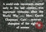 Image of Carrie Chapman Catt United States USA, 1920, second 12 stock footage video 65675023752