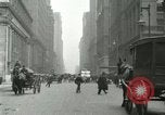 Image of movement in street Chicago Illinois USA, 1916, second 5 stock footage video 65675023760