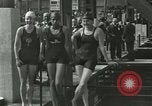 Image of Swimming race San Francisco California USA, 1916, second 50 stock footage video 65675023768