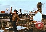 Standbild Ringling Brothers Barnum Bailey Zirkus einrichten United States USA, 1977, aus Sekunde 62 historischem Filmmaterial Videoclip 65675023770