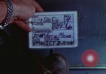 Image of CH-54 delivers a howitzer to Fire Support Base Whip Vietnam, 1969, second 3 stock footage video 65675023786