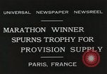 Image of Annual 10mile marathon Paris France, 1931, second 7 stock footage video 65675023803