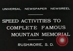Image of George Washington Keystone South Dakota USA, 1931, second 9 stock footage video 65675023804