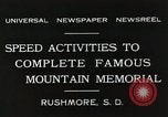 Image of George Washington Keystone South Dakota USA, 1931, second 10 stock footage video 65675023804