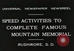 Image of George Washington Keystone South Dakota USA, 1931, second 11 stock footage video 65675023804