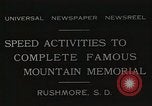 Image of George Washington Keystone South Dakota USA, 1931, second 13 stock footage video 65675023804
