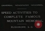 Image of George Washington Keystone South Dakota USA, 1931, second 14 stock footage video 65675023804