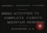 Image of George Washington Keystone South Dakota USA, 1931, second 15 stock footage video 65675023804