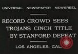 Image match de football Los Angeles California USA, 1931, de la seconde 6 séquences d'archives historiques vidéo 65675023809