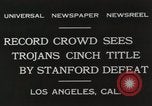 Image match de football Los Angeles California USA, 1931, de la seconde 8 séquences d'archives historiques vidéo 65675023809