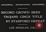 Image match de football Los Angeles California USA, 1931, de la seconde 11 séquences d'archives historiques vidéo 65675023809