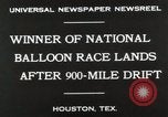 Immagine di Nazionale gara a palloncino Houston Texas USA, 1930, secondo 5 filmato di repertorio 65675023810