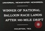 Immagine di Nazionale gara a palloncino Houston Texas USA, 1930, secondo 6 filmato di repertorio 65675023810