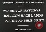Immagine di Nazionale gara a palloncino Houston Texas USA, 1930, secondo 7 filmato di repertorio 65675023810