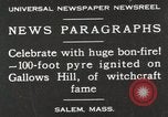 Standbild Holzfass bonfire Salem Massachusetts USA, 1930, aus Sekunde 1 historischem Filmmaterial Videoclip 65675023813