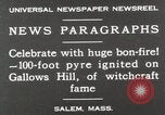 Standbild Holzfass bonfire Salem Massachusetts USA, 1930, aus Sekunde 3 historischem Filmmaterial Videoclip 65675023813