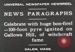 Standbild Holzfass bonfire Salem Massachusetts USA, 1930, aus Sekunde 5 historischem Filmmaterial Videoclip 65675023813