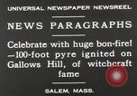 Standbild Holzfass bonfire Salem Massachusetts USA, 1930, aus Sekunde 7 historischem Filmmaterial Videoclip 65675023813