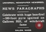Standbild Holzfass bonfire Salem Massachusetts USA, 1930, aus Sekunde 11 historischem Filmmaterial Videoclip 65675023813