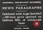 Standbild Holzfass bonfire Salem Massachusetts USA, 1930, aus Sekunde 12 historischem Filmmaterial Videoclip 65675023813