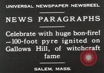 Standbild Holzfass bonfire Salem Massachusetts USA, 1930, aus Sekunde 14 historischem Filmmaterial Videoclip 65675023813