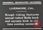 Immagine di Rodeo annuale Livermore California USA, 1930, secondo 3 filmato di repertorio 65675023815