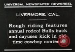 Immagine di Rodeo annuale Livermore California USA, 1930, secondo 11 filmato di repertorio 65675023815