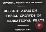 Standbild British Air Show Hendon England, 1930, aus Sekunde 5 historischem Filmmaterial Videoclip 65675023816