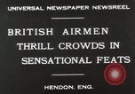 Standbild British Air Show Hendon England, 1930, aus Sekunde 7 historischem Filmmaterial Videoclip 65675023816