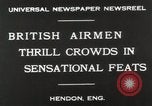 Standbild British Air Show Hendon England, 1930, aus Sekunde 8 historischem Filmmaterial Videoclip 65675023816