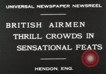 Standbild British Air Show Hendon England, 1930, aus Sekunde 9 historischem Filmmaterial Videoclip 65675023816