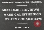 Standbild Benito Mussolini Rom Italien, 1930, aus Sekunde 1 historischem Filmmaterial Videoclip 65675023817
