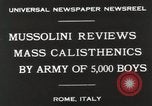 Standbild Benito Mussolini Rom Italien, 1930, aus Sekunde 6 historischem Filmmaterial Videoclip 65675023817