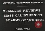 Standbild Benito Mussolini Rom Italien, 1930, aus Sekunde 7 historischem Filmmaterial Videoclip 65675023817