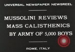 Standbild Benito Mussolini Rom Italien, 1930, aus Sekunde 8 historischem Filmmaterial Videoclip 65675023817