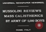 Standbild Benito Mussolini Rom Italien, 1930, aus Sekunde 9 historischem Filmmaterial Videoclip 65675023817